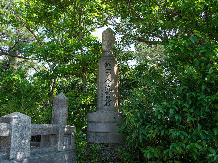 The statue of Kyuzo Toyama